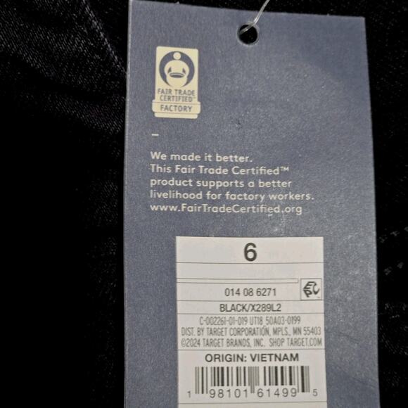 Black Denim Tailored 1 Pc Sleeveless Jumpsuit Size 6 Moto Grunge Military Punk - Picture 11 of 11